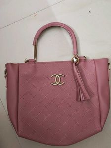 New Pink Quilted Handbag
