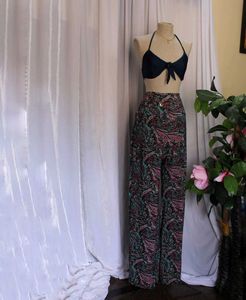 Paisley Print Wide Leg pants