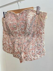 White Beaded CORSET
