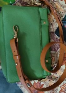 Green Crossbody Bag Charles &amp; Keith