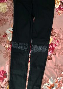 Black Distressed Jeans