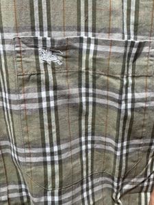 Burberry London Olive Check Shirt