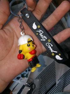 Pikachu Boxing Keychain