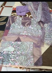 Embroidered Lehenga Choli with Dupatta