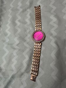 Michael Kors Stainless Steel Rose Gold Watch