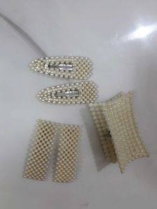 Pearl Hair Clip Set