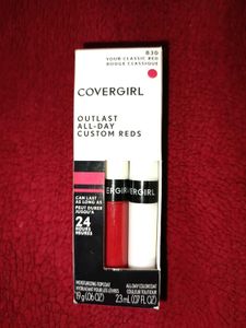 Set of 2 COVERGIRL Lipstick Red And Gloss