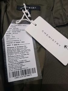 Chemistry Cotton Coat For Women