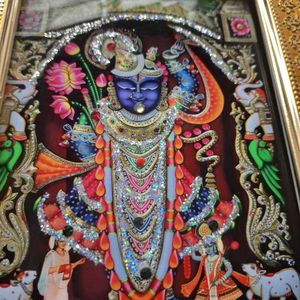 Shrinath Ji- Krishna photo with embellishment