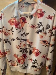 Floral Print Sweater