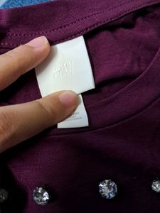 H&m Rinestone Top