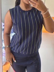 Striped Sleeveless Top