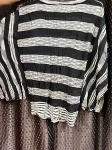 Striped Oversized Top