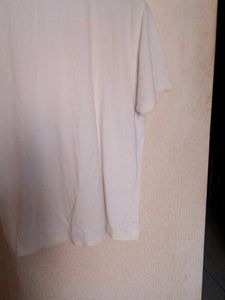 Plus Size  White Polo T-shirt Clearance Sale