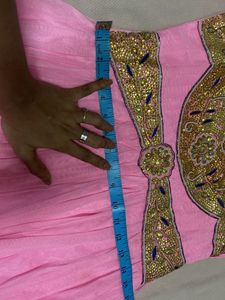 Girls Pink Ethnic Dress