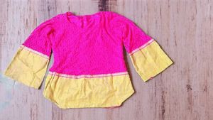 Pink &amp; Gold Colour Top