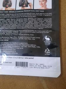 Mirabelle Charcoal Mask