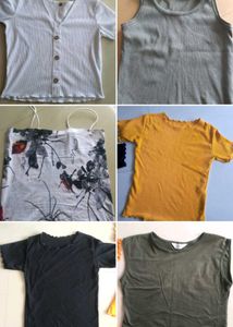 Trendy Women’s Summer Top Combo (Set of 6)