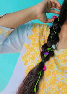 Floral Braided Hair Accessory