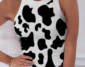 🥳Flate Sell 🥳Shein Cow Print Crop Top