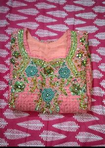 😍🧡fancy Attractive Stone Work Kurti I Bust 32-36