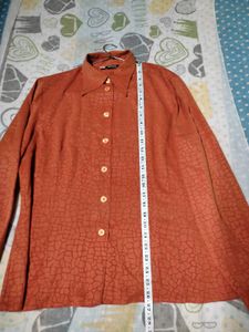 Classy Rust Shirt On Sale