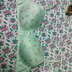 Floral Print Bra