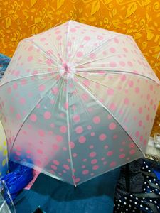 Yellow Polka Dot Umbrella New With Tag