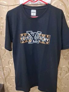 Louis Vuitton Black Monogram Logo T-Shirt