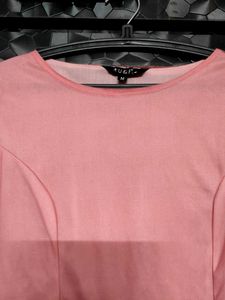 Pink layered dress