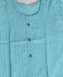 Elegant Blue Striped Kurta