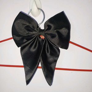 Black Bow Hair Pin
