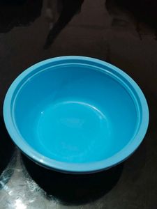 Set of 6 Blue Plastic Bowls