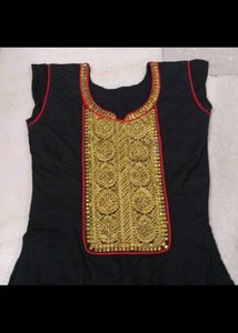 Black & Gold Kurti