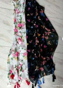 Floral Print Scarf