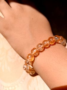 A Peach Crystal Bracelet