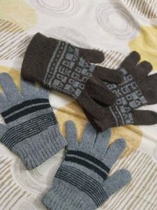 Winter Warmer Set: Reversible Cap &amp; 2 Pairs of Glo