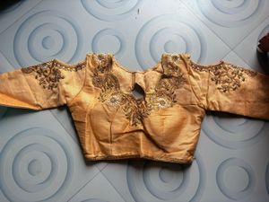 New Bridal Golden Blouse