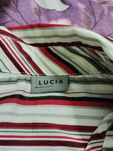 Striped Button-Down Shirt