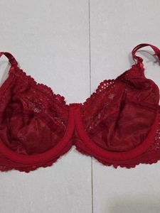 Red Lace Bra