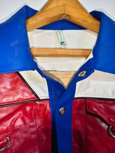 Unique Color Block Jacket Defective piece