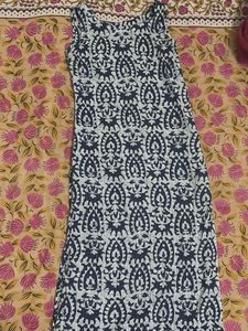 Patterned Sleeveless Dress