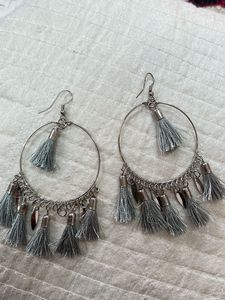 Grey Earrings