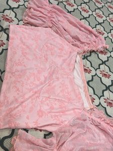 Pink Crop Top