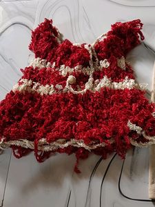 Please Help Me Designer Winter  Frock With Pan