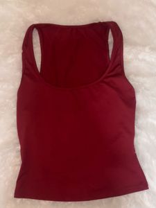 Burgundy Tank Top for college