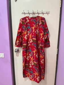 3 Piece: Floral Print Kurta Pant Dupatta Set Women