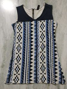 Printed Sleeveless Dress