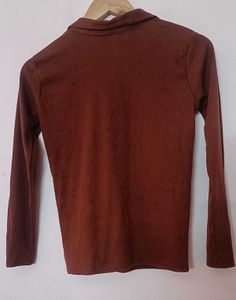 Solid Brown Top