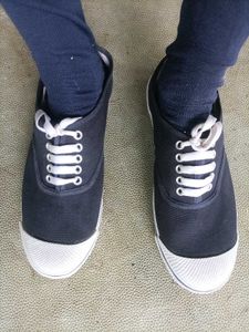 Casual Blue Canvas Shoes